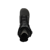 Ride Women's Cadence Snowboard Boot 2025 - Black snowboard boot with a black strap and buckle on top.