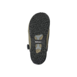 Ride Women's Cadence Snowboard Boot - A black snowboard boot with a white logo on the side and a strap closure at the top.