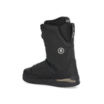 Ride Deadbolt Zonal Snowboard Boot 2025 - Black snowboard boots with a white logo on the side and a strap closure system.