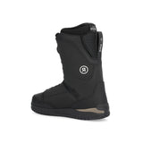 Ride Deadbolt Zonal Snowboard Boot 2025 - Black snowboard boots with a white logo on the side and a strap closure system.