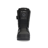 Ride Deadbolt Zonal Snowboard Boot 2025 - Black snowboard boots with white accents and a black BOA dial on top.