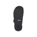 Ride Fuse Snowboard Boots 2025 - Black snowboard boots with a textured rubber toe cap and silver buckles.