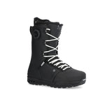 Ride Fuse Snowboard Boots 2025 - Black snowboard boots with white laces and a black BOA dial on the side.