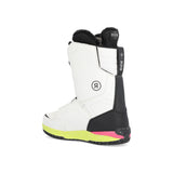 Ride Women's Hera Snowboard Boot 2025 - White snowboard boot with black accents and a black strap on the side.