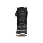 Ride Women's Hera Pro Snowboard Boot 2025 - Black snowboard boot with white accents and a black BOA dial on top.
