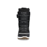 Ride Women's Hera Pro Snowboard Boot 2025 - Black snowboard boot with white accents and a black BOA dial on top.