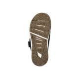 Ride Women's Hera Pro Snowboard Boot 2025 - A black and white snowboard boot with a textured brown sole.