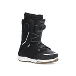Ride Women's Hera Pro Snowboard Boot 2025 - Black snowboard boot with white accents and a black BOA dial on the side.