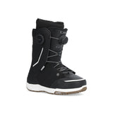 Ride Women's Hera Pro Snowboard Boot 2025 - Black snowboard boot with white accents and a black BOA dial on the side.