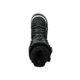 Ride Women's Hera Pro Snowboard Boot 2025 - Black snowboard boot with white stitching and silver buckles.