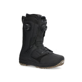 Ride Insano Snowboard Boot 2025 - Black snowboard boots with a sleek, modern design and laces on the front.