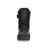 Ride Lasso Snowboard Boot 2025 - Black snowboard boots with a textured rubber toe cap and white stitching.