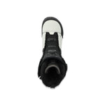 Ride Lasso Snowboard Boot 2025 - Black snowboard boot with a white logo on the side and silver buckles.