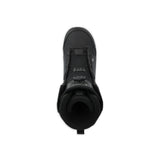 Ride Junior's Lasso Snowboard Boot 2025 - Black snowboard boot with a strap and buckle closure.