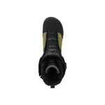 Ride Lasso Snowboard Boot 2025 - Black snowboard boot with a black strap and buckle on top.