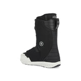 Ride Lasso Pro Snowboard Boot 2025 - Black snowboard boot with white accents and a black logo on the side.