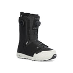 Ride Lasso Pro Snowboard Boot 2025 - Black snowboard boot with white accents and a textured rubber outsole.