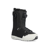 Ride Lasso Pro Snowboard Boot 2025 - Black snowboard boot with white accents and a textured rubber outsole.