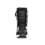Ride Lasso Pro Snowboard Boot 2025 - Black snowboard boot with a black strap and white accents on the tongue.