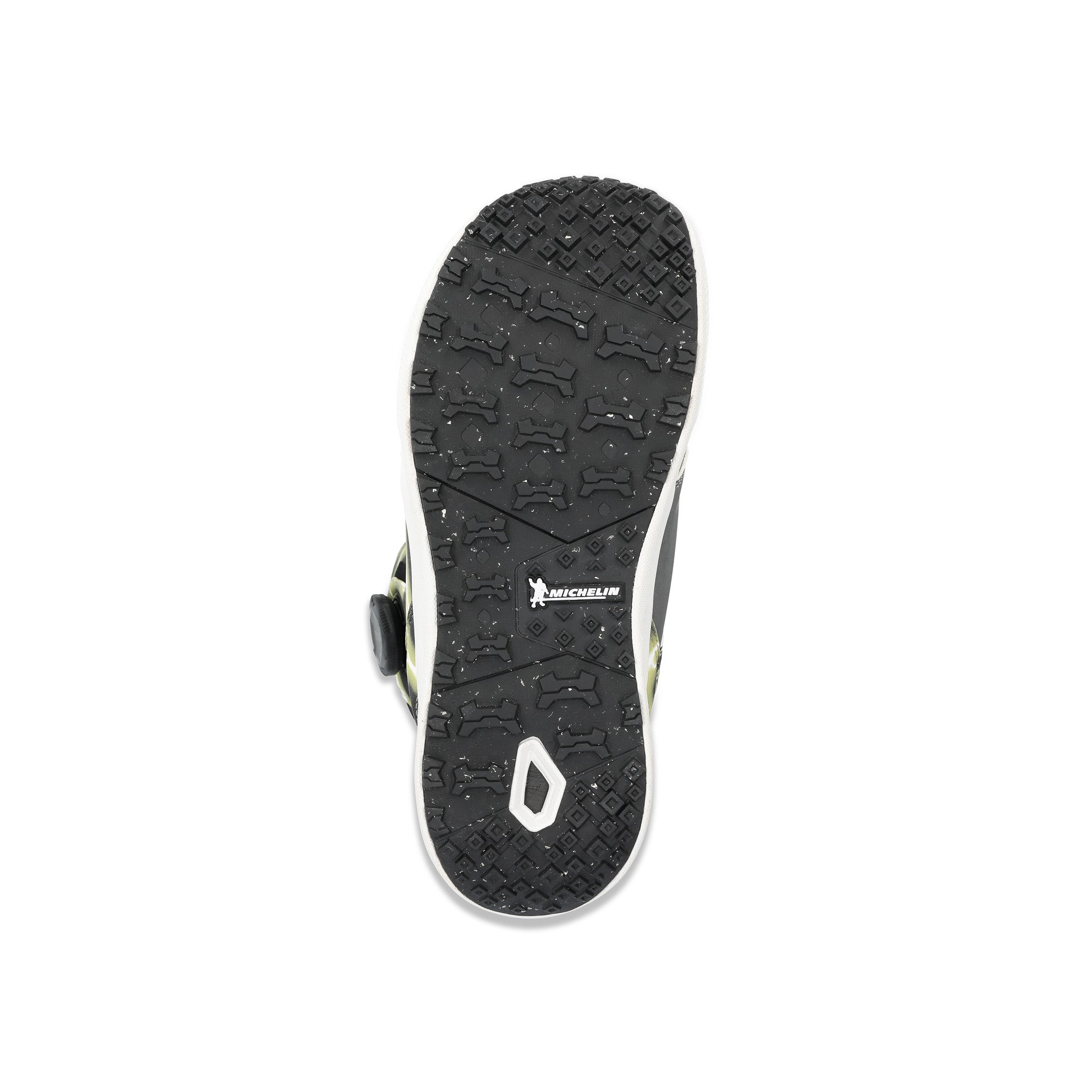 Ride Lasso Pro Snowboard Boot 2025 - A black snowboard boot with a white logo on the side and a strap closure system.