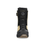 Ride Lasso Pro Snowboard Boot 2025 - Black snowboard boots with a textured rubber toe cap and silver buckles.