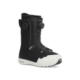 Ride Lasso Pro Snowboard Boot 2025 - Black snowboard boots with a textured pattern on the toe and heel, featuring BOA laces and a black strap.