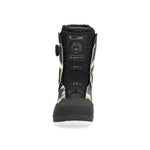 Ride Lasso Snowboard Boot 2025 - Black snowboard boot with a black strap and white laces.