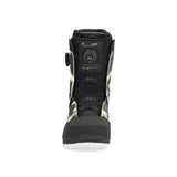 Ride Lasso Snowboard Boot 2025 - Black snowboard boot with a black strap and white laces.