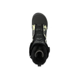 Ride Lasso Snowboard Boot 2025 - Black snowboard boots with a reflective silver logo on the side and black laces.