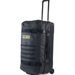 Ride Luggage Roller Snowboard Bag 2025 - Black roller bag with a handle and wheels, featuring a zippered pocket on top.
