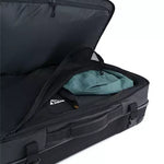 Ride Luggage Roller Snowboard Bag - Black bag with a handle on top and wheels at the bottom.