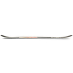 Ride Moderator Snowboard 2025 - A snowboard with a predominantly white base, featuring a subtle black stripe and a small red logo on the top left corner.