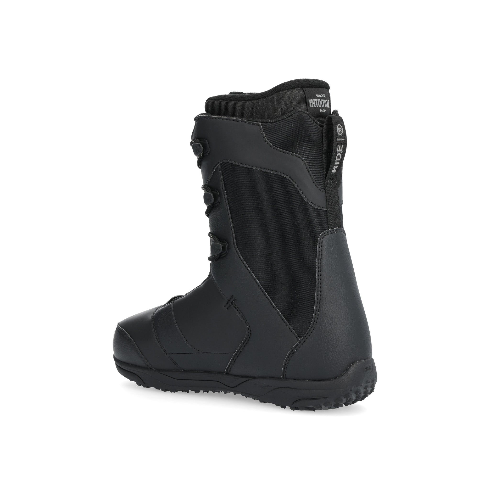 Ride Orion Snowboard Boot 2025 - Black snowboard boots with a textured pattern on the toe and heel areas.