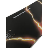 Ride Psychocandy Snowboard - 2025 snowboard with a black background and white lettering.