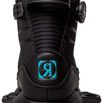 Ronix - Ankle straps are black with white lettering, boot is all black.