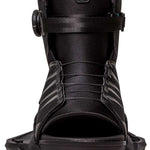 Ronix Anthem BOA Wake Boot 2024 - Black wake boot with a blue logo on top and black laces.