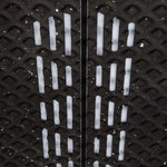 Ronix Flyweight Pro DNA Wakesurf Board 2024 - A black wakesurf board with a diamond pattern on its bottom and a white logo that reads "DNA" in the center.