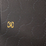 Ronix Ladies Rise Wakeboard 2024 - A black wakeboard with a white and grey patterned design on its top side.