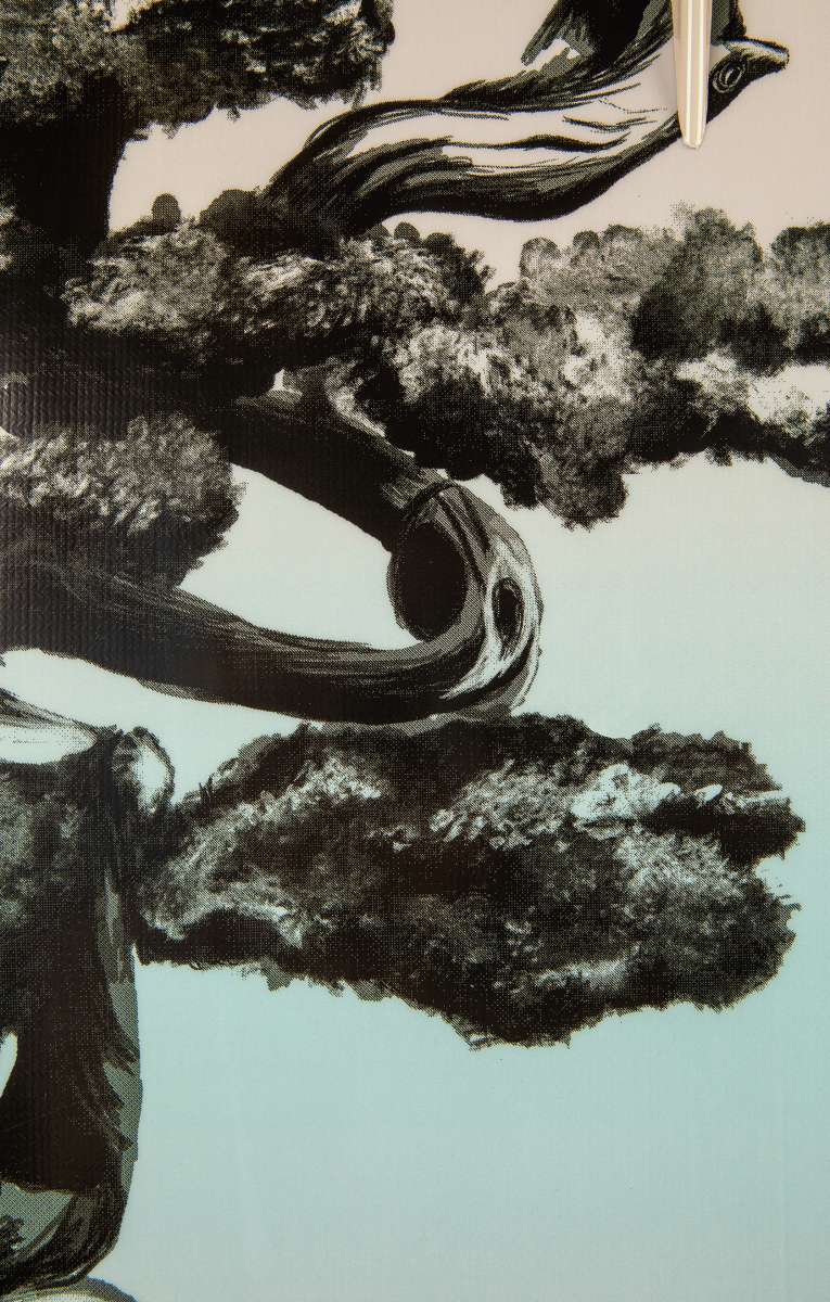 Ronix Supreme Wakeboard 2024 - A black-and-white image of a wakeboard with a white logo on its side, lying flat on a light-colored surface.