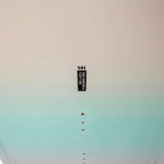 Ronix Supreme Wakeboard 2024 - A white wakeboard with a black logo and text on the top deck.