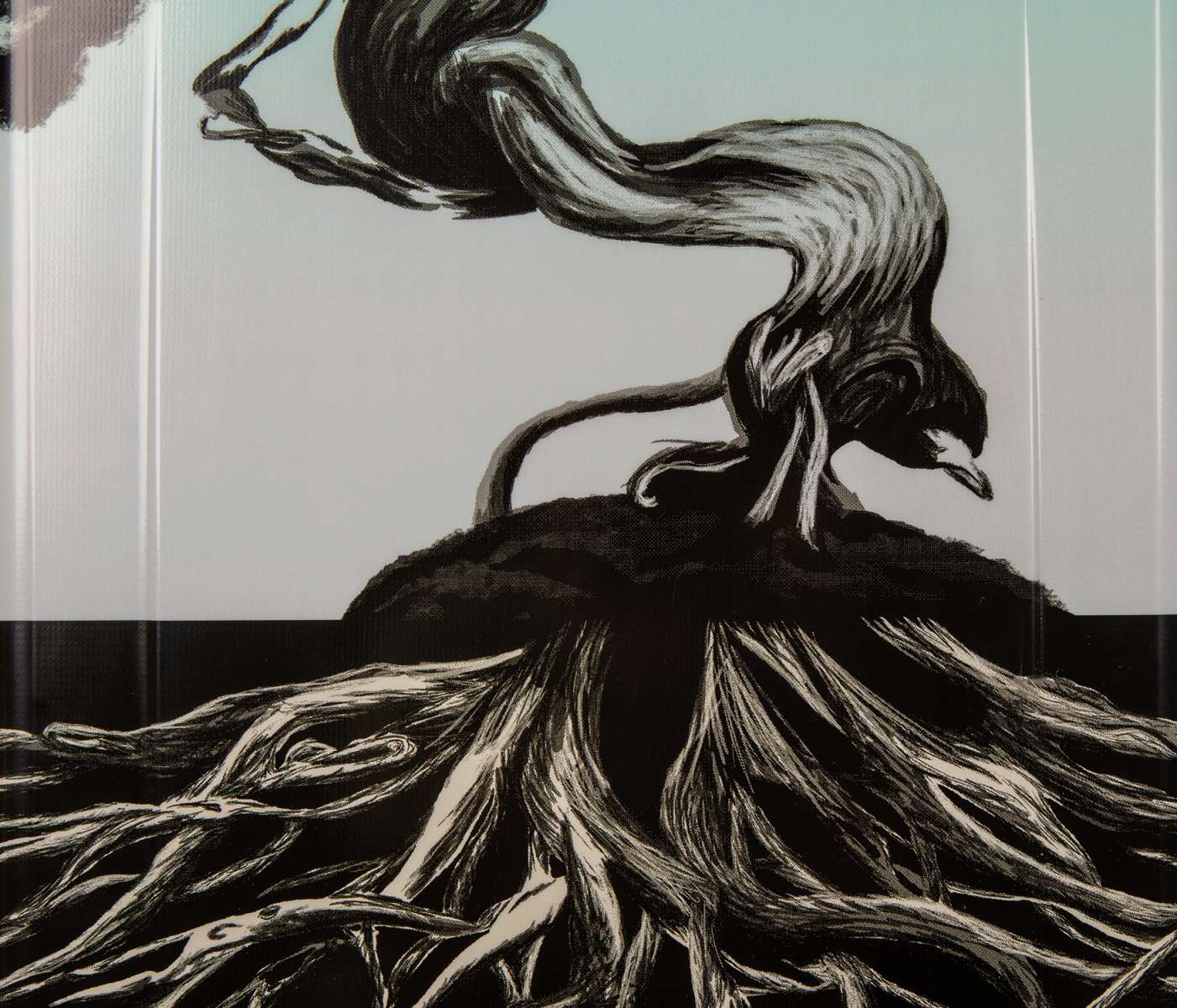 Ronix Supreme Wakeboard 2024 - A black wakeboard with a white logo and text on its bottom side.