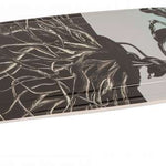 Ronix Supreme Wakeboard 2024 - A black wakeboard with white text that reads "Supreme" and a logo on top left corner.