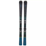 Two pairs of K2 Women's Disruption 81 TI skis with QC 11 bindings, standing upright on a white background.