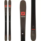 Volkl Kanjo 84 Ski 2024 - Black ski with white lettering and a red logo on top.