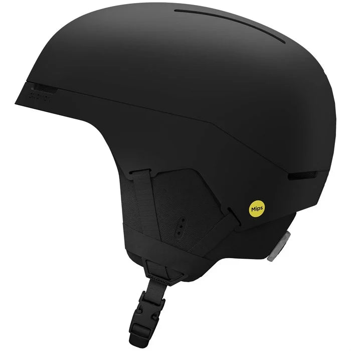 salomon brigade audio ski helmet black matte 2014 Salomon Brigade MIPS Helmet
