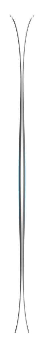 Salomon Junior's QST Blank Team Ski 2023 - A pair of skis with a sleek, modern design and a subtle logo on the tip.