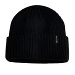 Autumn Select Beanie 2025 - Black beanie with a ribbed texture.