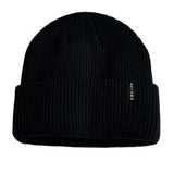 Autumn Select Beanie 2025 - Black beanie with a ribbed texture.