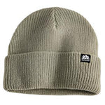 Autumn Simple Beanie 2025 - A light gray beanie with a small black tag on the front featuring white text that reads "AUTUMN".