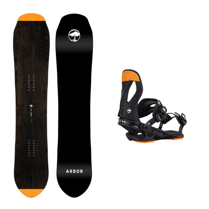 Arbor Single Camber Snowboard with Arbor Cypress Snowboard Binding 2025